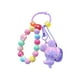 thumbnail image 3 of Mochila con decoración para llaves, cuentas acrílicas para teléfono, correa para la muñeca, colgante para bolso Púrpura, 3 of 9