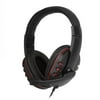Headset Leather Usb Wired Stereo Micphone Headphone Mic Headset For Sony Ps3 Ps4 Pc Game