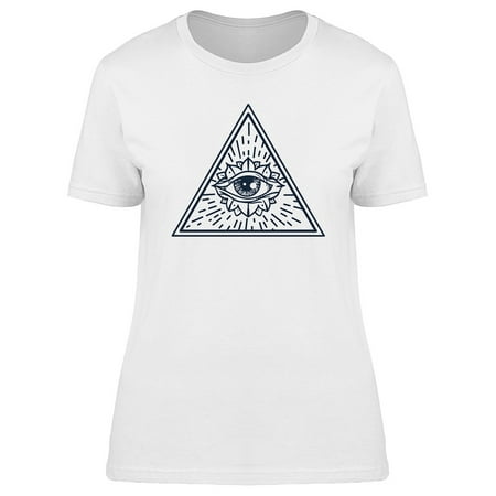 Vintage Ale - Vintage All Seeing Eye Graphic Tee Women's -Image by Shutterstock