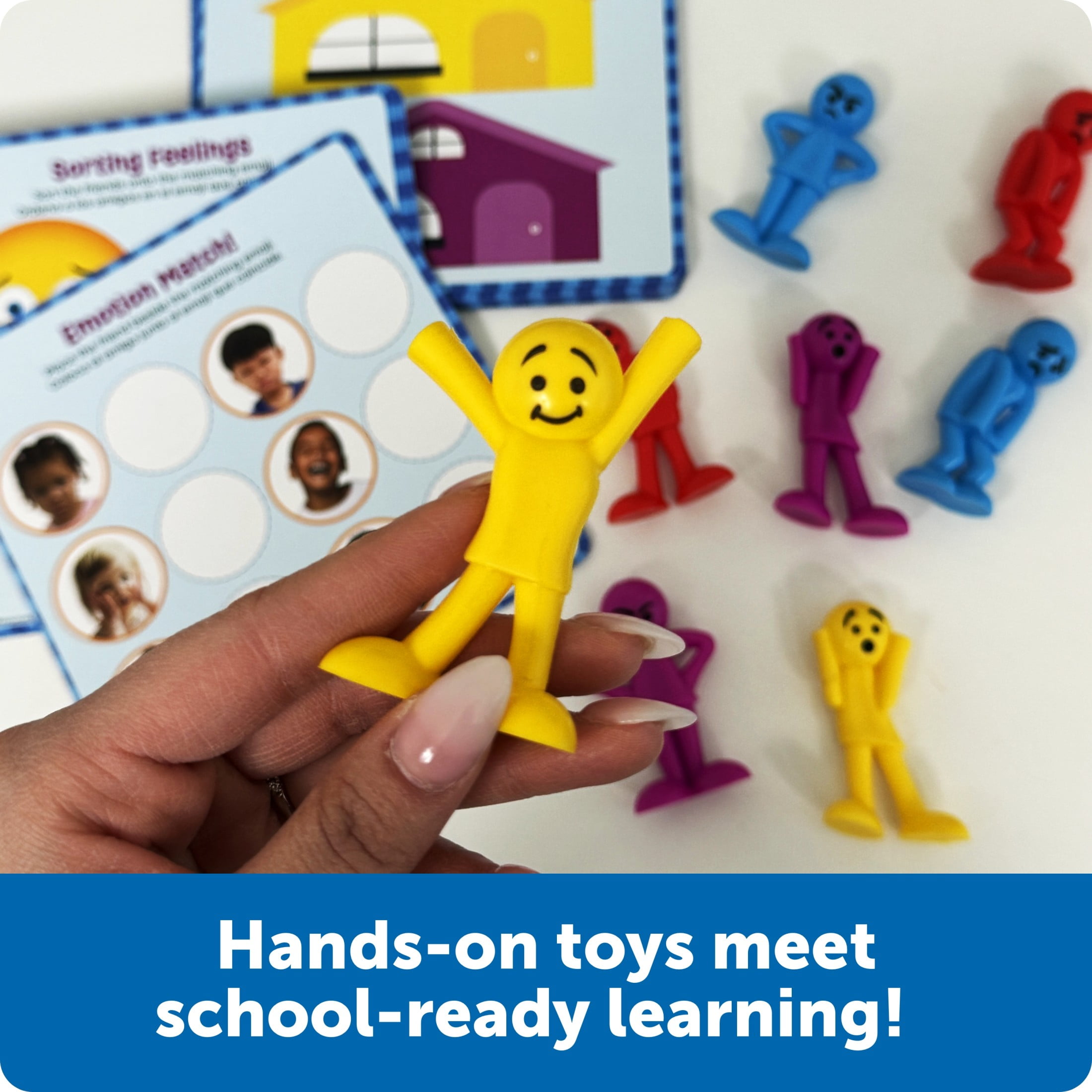 Learning Resources Skill Builders! Feelings Learning Kit Talking Flash Cards Ages 4 and Up