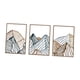thumbnail image 4 of Arte de pared de metal Macarena 3 piezas dibujo lineal minimalista decoración de hogar 30 cm x 40 cm, 4 of 8