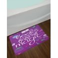 thumbnail image 2 of Book Bath Mat, Books Are Full of Magic Wording Printed on Purple Background with Objects of a Witch, Plush Bathroom Decor Mat with Non Slip Backing, 29.5" X 17.5", Multicolor, by Ambesonne, 2 of 2
