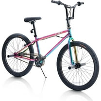 BMX Bike, 20 inch Kids Bike, DEYGIA Bikes for Kids 6-14, Boys Bike with 4 Pegs, High-Carbon Steel BMX Frame, 360 Handlebar Rotation, Jet Fuel Finish