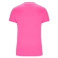 thumbnail image 4 of Otvok Summer T-Shirt for Women Solid-Color Slim-Fit Crew Neck Short-Sleeve Tops Casual Blouses, 4 of 6