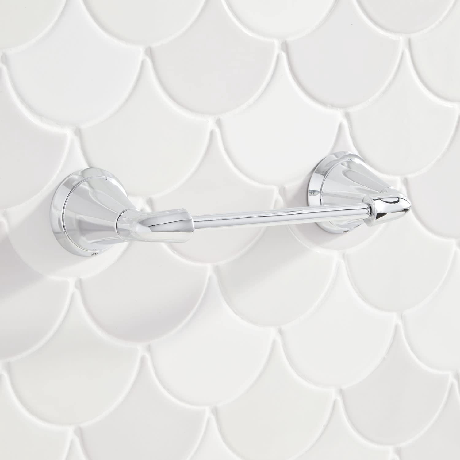 Open Box Signature Hardware 476992 Provincetown Wall Mounted Pivoting Toilet Paper Holder