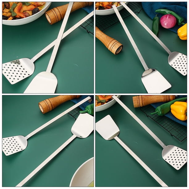 unbranded Para De Acero Inoxidable Con Mango Ergonómico Para Cocina Plata