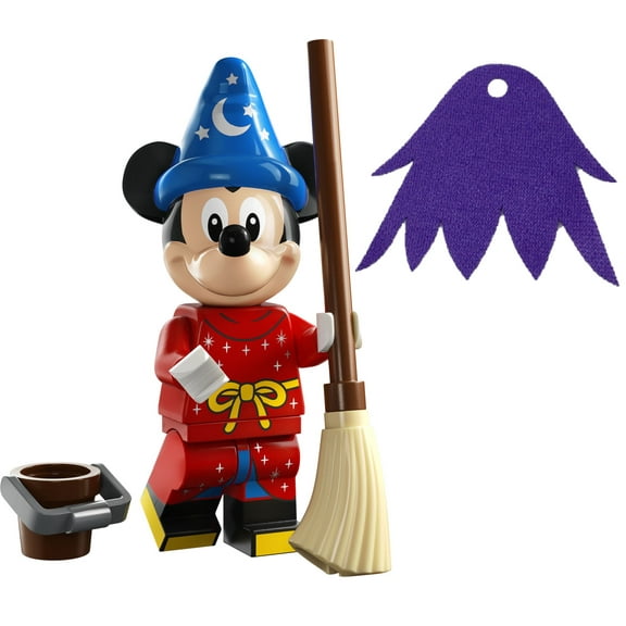 LEGO MiniFigures Disney 100 Series 3: Sorcerer's Apprentice Minifigure - 71038 With Purple Cape