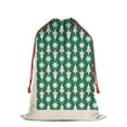 thumbnail image 3 of Christmas Bags Drawstring,Green Christmas Tree and Snowflake Pattern Large Xmas Christmas Gift Bags,Reusable for Xmas and New Year Party Favors and Supplies,27.6" X 19.7", 3 of 6