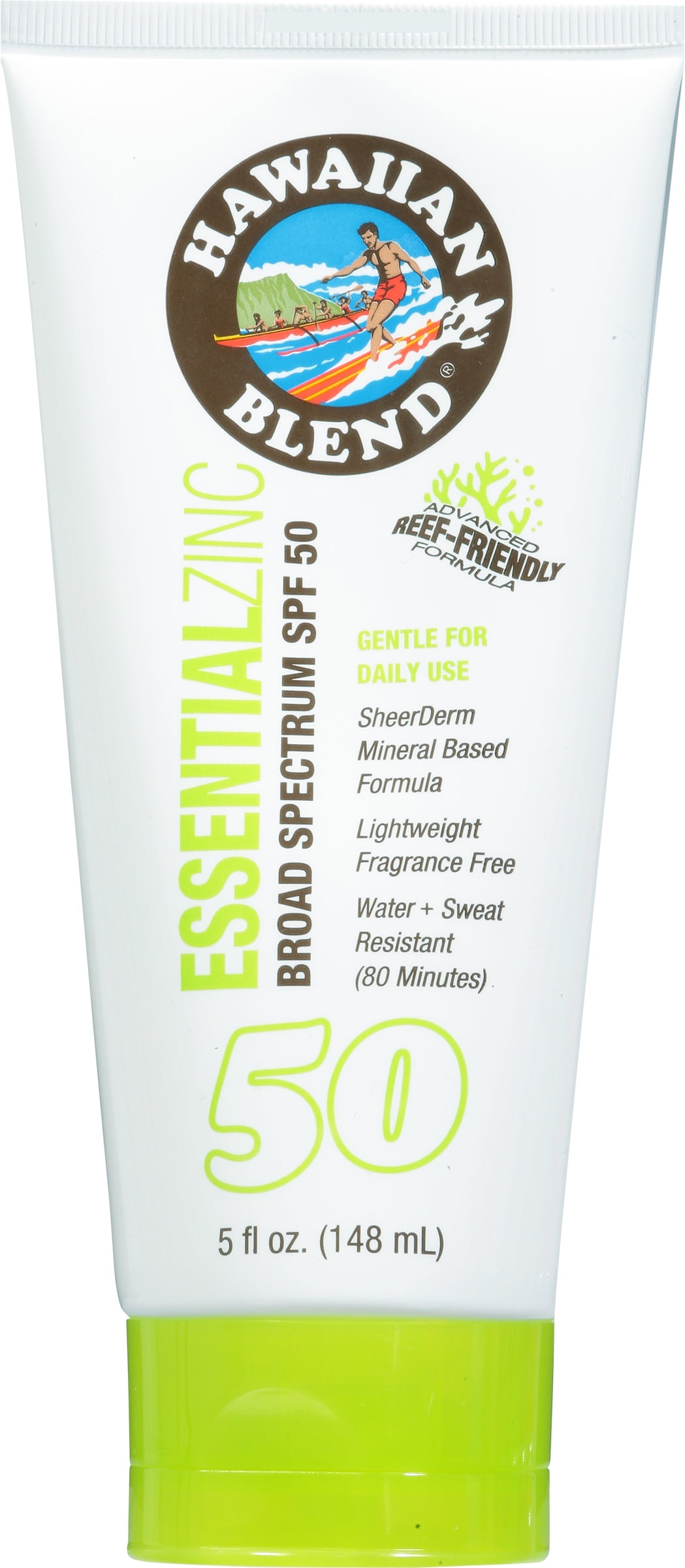 Hawaiian Blend Hb Essential Zinc Lotion Spf50 5oz