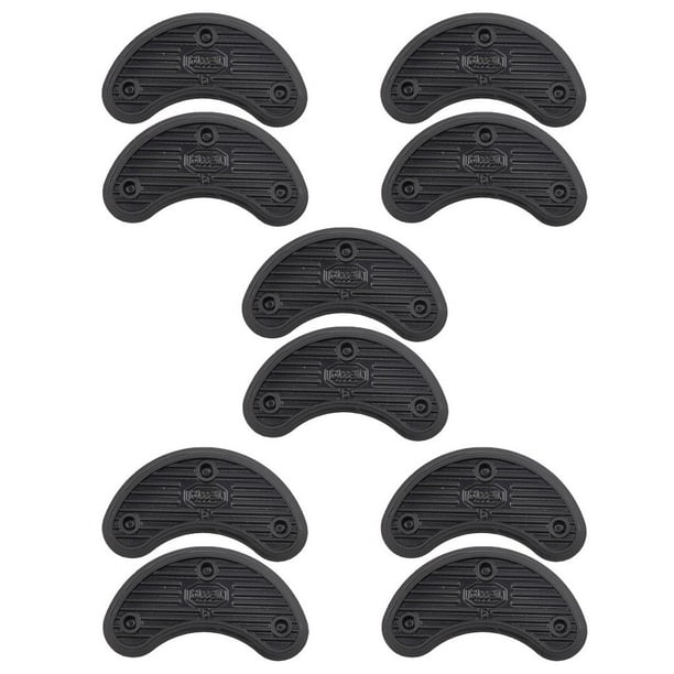 Shoe sole store heel protectors
