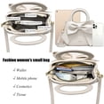 thumbnail image 4 of YOUNXSL Bolsos pequeños de diseñador para mujer con asa superior y lindo lazo, bolsos de cuero y correa para el hombro, 4 of 5