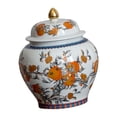 thumbnail image 3 of Jarrón de porcelana con forma de jengibre, florero decorativo de cerámica, adorno central M, 3 of 9