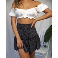 thumbnail image 2 of Women's Summer Cute High Waist Ruffle Skirt Floral Print Swing Beach M., 2 of 8