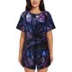 thumbnail image 1 of Fotbe Fantasy Dragon In Cathedral Conjunto de Pijama Estampado para Mujer, 2 Piezas, Ropa de Dormir con Camiseta de Manga Corta y Shorts Suaves-Medium, 1 of 6