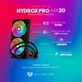thumbnail image 3 of Enfriamiento Liquido Balam Rush HYDROX PRO HX20 240mm ARGB 4 pines LGA 1700 AM5 Negro BR-937368, 3 of 6
