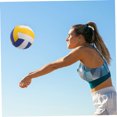 thumbnail image 4 of QUMIIRITY Official Indoor Volleyball 1Pack Yellow PU Sports Training Ball, 4 of 8