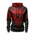 thumbnail image 4 of Sudaderas con estampado 3D de araña para hombre, Sudadera con capucha de gran tamaño, ropa de calle Harajuku de tendencia Hip Hop, Cosplay de ocio, moda de otoño, 4 of 5