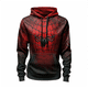 thumbnail image 3 of Sudaderas con estampado 3D de araña para hombre, Sudadera con capucha de gran tamaño, ropa de calle Harajuku de tendencia Hip Hop, Cosplay de ocio, moda de otoño, 3 of 4
