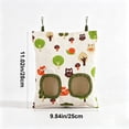 thumbnail image 3 of huayou Hanging Hay Feeder Bag with Double Round Eating Holes, Canvas Grass Storage Pouch for Rabbits, Guinea Pigs & Small Rodents, Easy To Hang On Pet Cage For Daily Feeding Use, 3 of 7