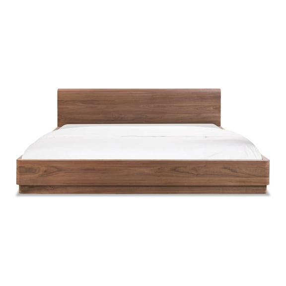 Moe's Home Collection Round Off Bed Wood Brown