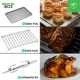 thumbnail image 2 of NutriChef  1780 Watts Multi-Functional Dual Tier Oven Cooker, Large 14 Quarts Capacity, 2 of 8