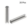 thumbnail image 3 of Uxcell Slotted Spring Pin M4  x 40mm 304 Stainless Steel Split Spring Roll Dowel Pins Plain Finish 20Pcs, 3 of 3