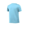 thumbnail image 4 of Sport-Tek Youth Posi-UV Pro Tee. YST420 L Light Blue, 4 of 4