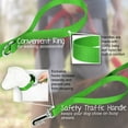 thumbnail image 6 of Country Brook Petz® 3/4 inch Deluxe Nylon Dog Leash, 6 Foot - Hot Lime Green, 6 of 6