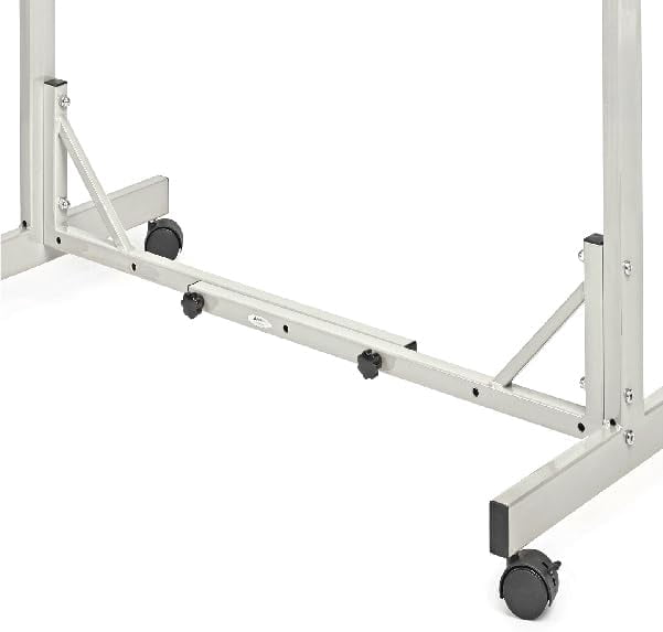 Adir Mobile Blueprint Storage Rack - Adjustable Mobile Blueprint Holder, Vertical Architect Drawing Rack with Wheels, Poster Rack Display, Construction Plans Holder (Without Blueprint Clamps)