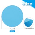 thumbnail image 2 of Uxcell 2inch Circle Card Stock, 25Pcs Round Shape Cutouts Paper Thick Cardstock Coaster for DIY Projects, Sky Blue, 2 of 5