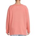 thumbnail image 3 of Terra & Sky Women's Plus Size French Terry Sweatshirt, 3 of 5