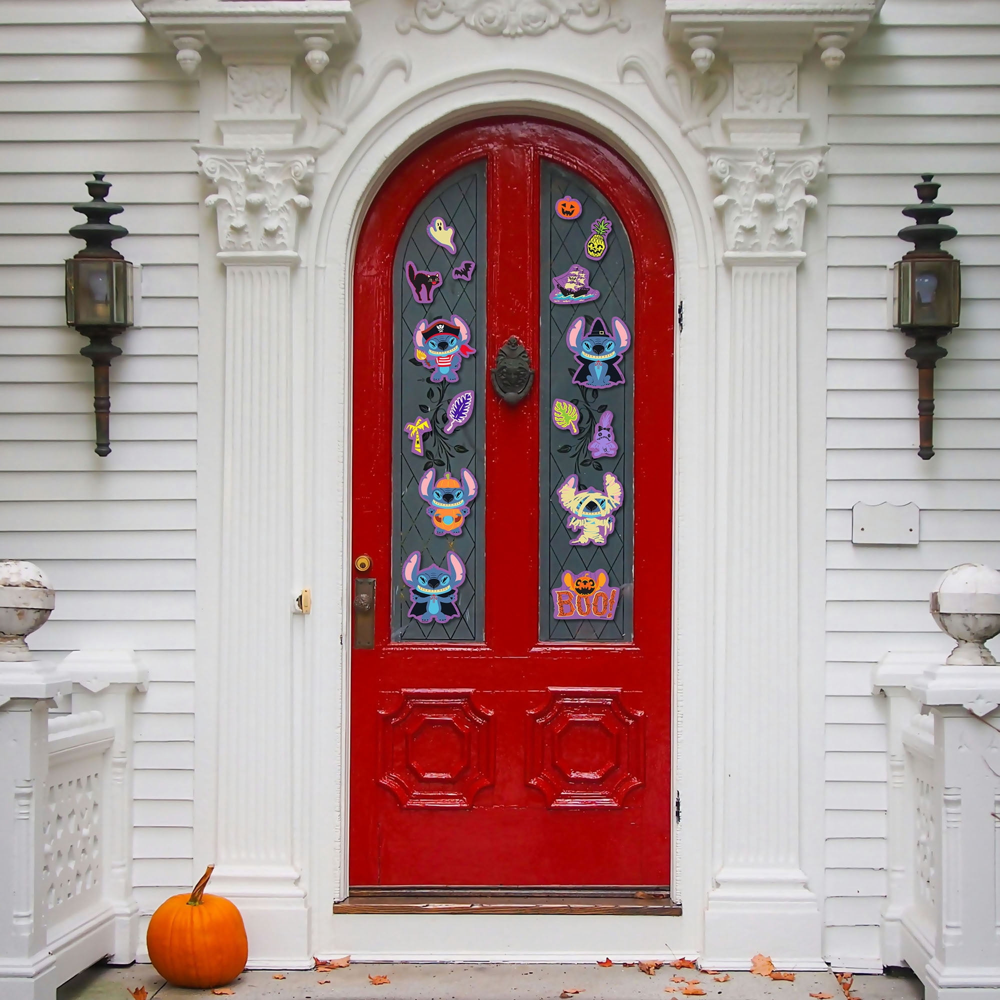 Disney Stitch Halloween Static Window Clings, 16 Count