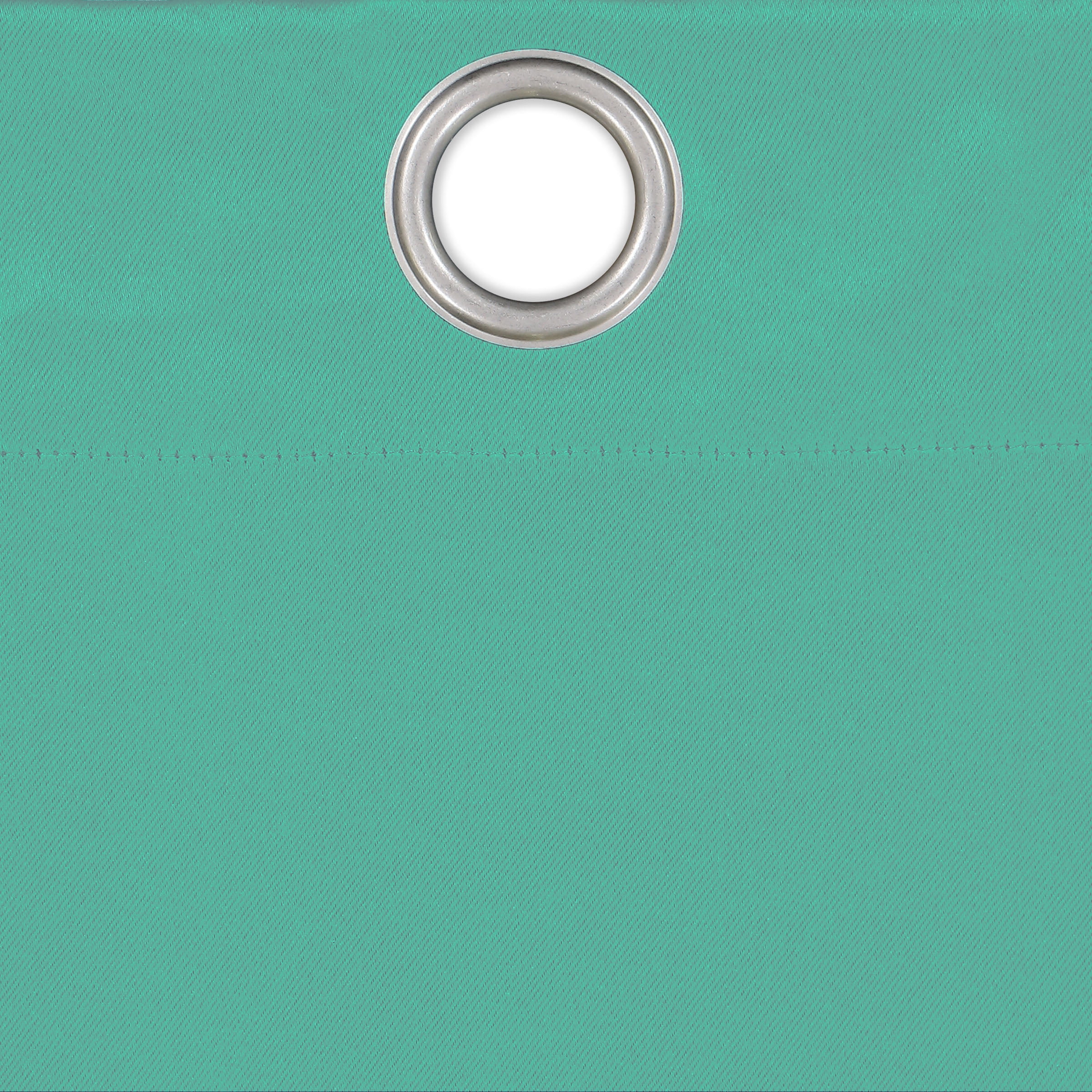 Eclipse Blackout Curtains, Darrell Thermaweave Grommet 37 in x 63 in Curtain Panel in Mint, Sold as a Single Curtain Panel