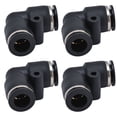 thumbnail image 3 of Pneumatic Tube Fitting, Widely Applicable Connect Fittings Carefully Polished  For Mechanical Engineering For Automation Equipment 12, 3 of 8