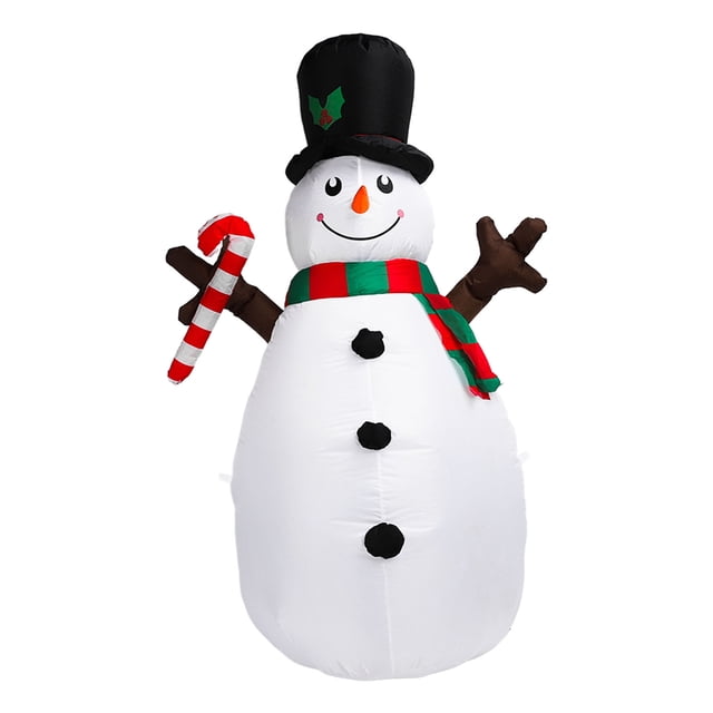 Muñeco de Nieve Inflable de 52 Pies con Efectos de Luz Decoración Navideña Al Aire Libre Explosiva 100-240 V Almacenamiento Compacto Festival Vívido Uso Versátil Fácil ANGGREK Otros