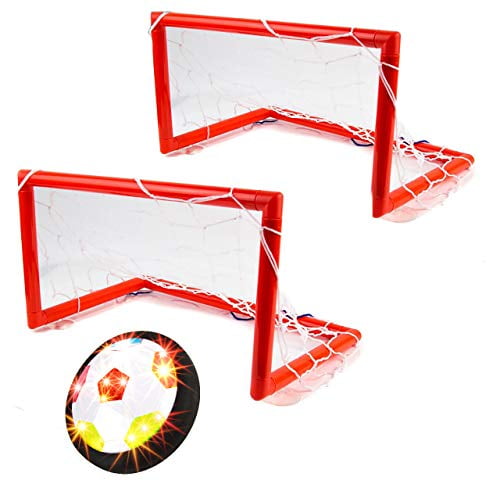 INDOOR OUTDOOR KIDS CHILD FOOTBALL SOCCER GOAL POST NET BALL PUMP WHISTLE TOY 