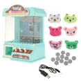 thumbnail image 3 of Milaget Claw Machine with 6 Dolls and 10 Capsules Mini Arcade Machine for Birthday Gifts, 3 of 9