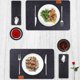 thumbnail image 3 of Washable Placemat Set - 6 Washable Placemats + 6 Glass Coasters + 6 Cutlery Bags, 3 of 5