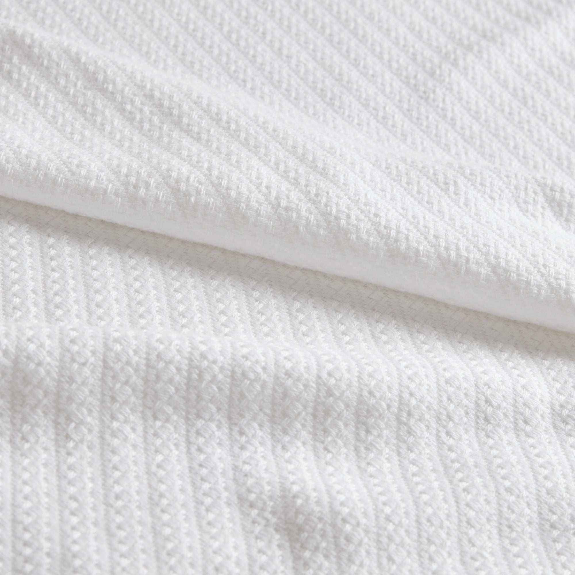 Home Essence Liquid Cotton Super Soft Lightweight Blanket, Twin, White