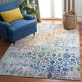 thumbnail image 2 of SAFAVIEH Aria Leonard Floral Area Rug, Grey/Green, 6'5" x 6'5" Square, 2 of 8