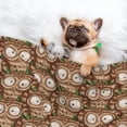 thumbnail image 3 of Yiaed Beautiful Owl Print Dog Blankets-Cat Blanket Washable for Couch Protection,Puppy Blanket, Soft Plush Reversible Throw Furniture Protector-Medium, 3 of 8