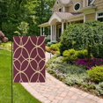thumbnail image 2 of Yayeee Garden Flag 12"x18" Double Sided Outdoor Yard Lawn Holiday Decorations, Red Circles, 2 of 6