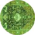 thumbnail image 1 of Ahgly Company Indoor Round Animal Green Traditional Area Rugs, 7' Round, 1 of 1