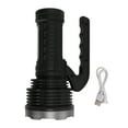 thumbnail image 3 of Garosa Outdoor Lighting Flashlights Double Lamp Design Lightweight Portable Waterproof USB Charging LED Long Shot Flashlights,LED Long Shot Flashlights,Handheld Searchlight, 3 of 8