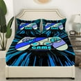 thumbnail image 3 of Erosebridal Gradient Gamepads Sheet Set Twin,Video Game Bedding Sets Twin Size,Abstract Geometric Twin Sheet Sets,Breathable Gamer Room Decor,3pcs, 3 of 7