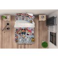 thumbnail image 2 of 3D Blue Cartoon Animal Quilt Cover Set Bedding Set Pillowcases 102, 2 of 3