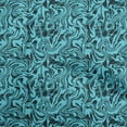 thumbnail image 1 of oneOone Cotton Silk Turquoise Green Fabric Abstract Craft Projects Decor Fabric Printed By The Yard 42 Inch Wide, 1 of 4