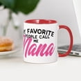 thumbnail image 4 of CafePress - My Favorite People Call Me Nana Mugs - 11 oz Ceramic Mug - Novelty Coffee Tea Cup, 4 of 6