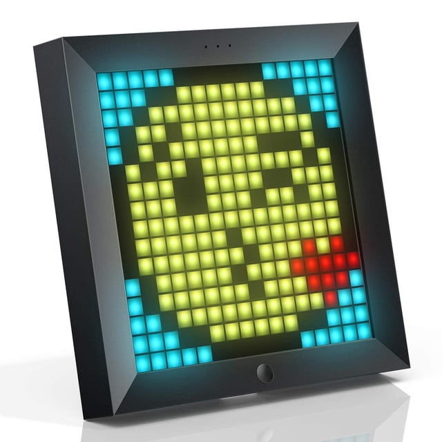 Marco de Fotos Digital Divoom Pixoo 16 x 16 Pulgadas LED Pixel Art con Control de Aplicación