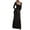 Black, variant on Summer Dresses for Women Under $10 Maxi Black Square Neckline Lace Solid Long Sleeve Slim Fit & Flare Dress